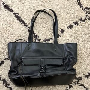 Rebecca Minkoff Black Leather Tote